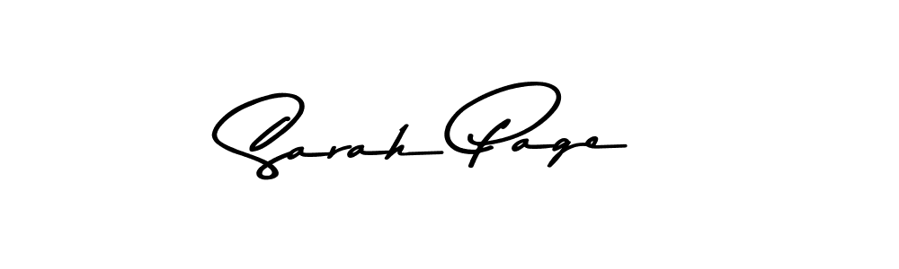 Use a signature maker to create a handwritten signature online. With this signature software, you can design (Asem Kandis PERSONAL USE) your own signature for name Sarah Page. Sarah Page signature style 9 images and pictures png