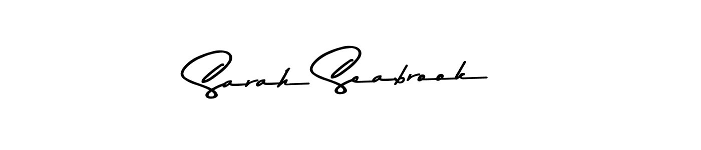 Sarah Seabrook stylish signature style. Best Handwritten Sign (Asem Kandis PERSONAL USE) for my name. Handwritten Signature Collection Ideas for my name Sarah Seabrook. Sarah Seabrook signature style 9 images and pictures png