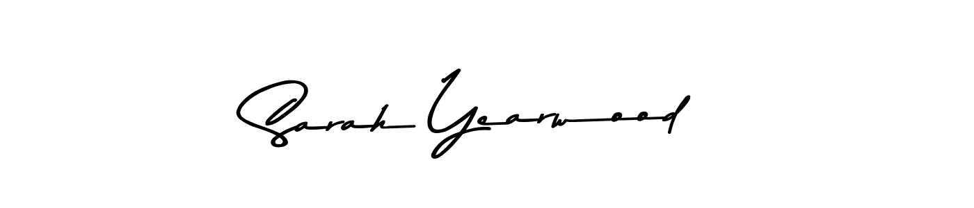 Create a beautiful signature design for name Sarah Yearwood. With this signature (Asem Kandis PERSONAL USE) fonts, you can make a handwritten signature for free. Sarah Yearwood signature style 9 images and pictures png