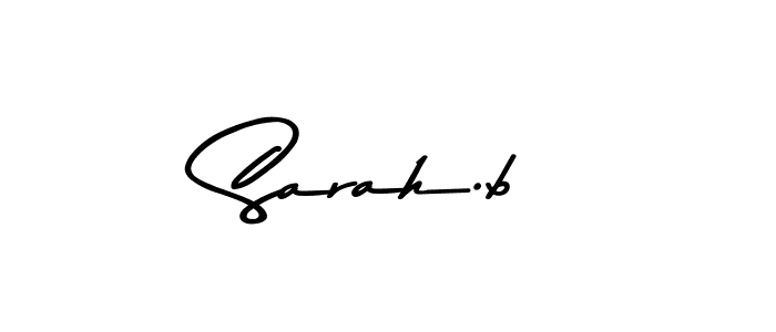 Sarah.b stylish signature style. Best Handwritten Sign (Asem Kandis PERSONAL USE) for my name. Handwritten Signature Collection Ideas for my name Sarah.b. Sarah.b signature style 9 images and pictures png