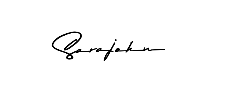 How to make Sarajohn signature? Asem Kandis PERSONAL USE is a professional autograph style. Create handwritten signature for Sarajohn name. Sarajohn signature style 9 images and pictures png