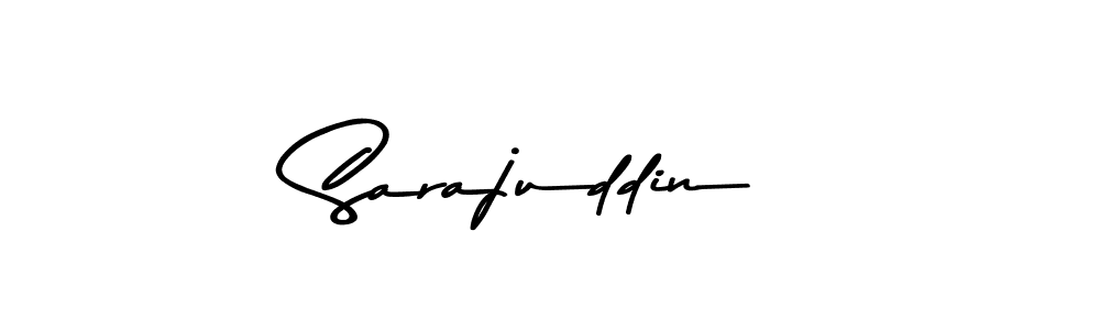 How to make Sarajuddin signature? Asem Kandis PERSONAL USE is a professional autograph style. Create handwritten signature for Sarajuddin name. Sarajuddin signature style 9 images and pictures png