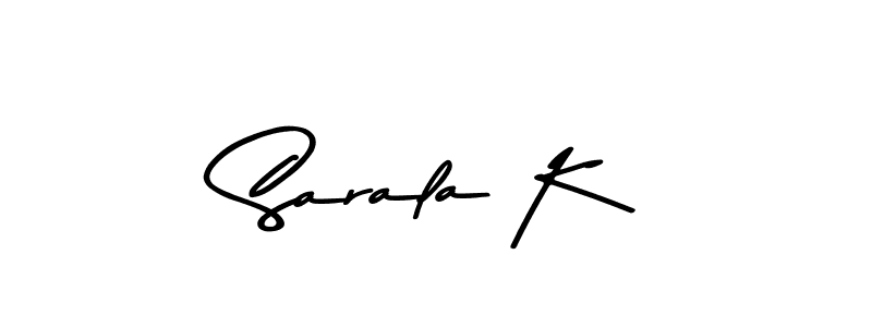 You can use this online signature creator to create a handwritten signature for the name Sarala K. This is the best online autograph maker. Sarala K signature style 9 images and pictures png
