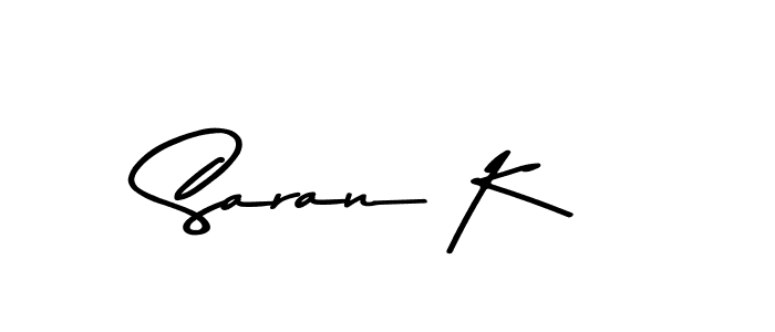 if you are searching for the best signature style for your name Saran K. so please give up your signature search. here we have designed multiple signature styles  using Asem Kandis PERSONAL USE. Saran K signature style 9 images and pictures png