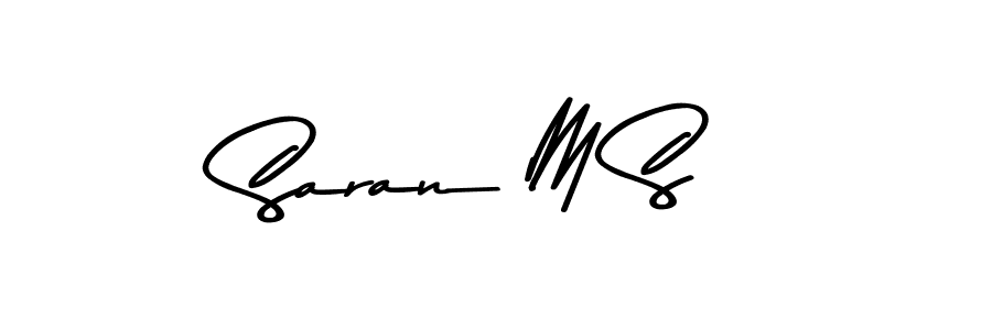 This is the best signature style for the Saran M S name. Also you like these signature font (Asem Kandis PERSONAL USE). Mix name signature. Saran M S signature style 9 images and pictures png