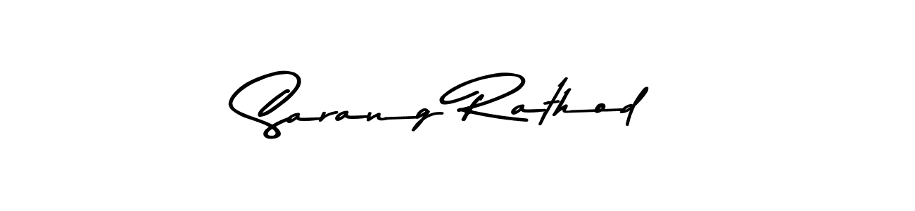 The best way (Asem Kandis PERSONAL USE) to make a short signature is to pick only two or three words in your name. The name Sarang Rathod include a total of six letters. For converting this name. Sarang Rathod signature style 9 images and pictures png