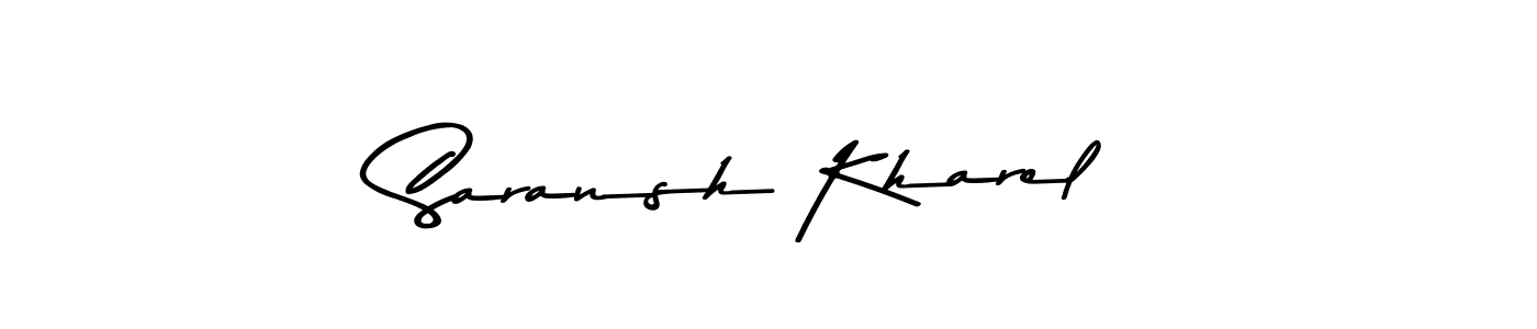 Similarly Asem Kandis PERSONAL USE is the best handwritten signature design. Signature creator online .You can use it as an online autograph creator for name Saransh Kharel. Saransh Kharel signature style 9 images and pictures png