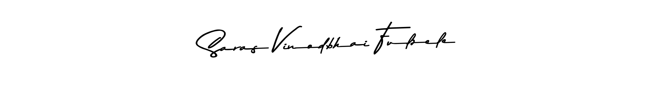 Create a beautiful signature design for name Saras Vinodbhai Fulzele. With this signature (Asem Kandis PERSONAL USE) fonts, you can make a handwritten signature for free. Saras Vinodbhai Fulzele signature style 9 images and pictures png