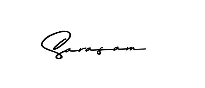 Make a beautiful signature design for name Sarasam. With this signature (Asem Kandis PERSONAL USE) style, you can create a handwritten signature for free. Sarasam signature style 9 images and pictures png