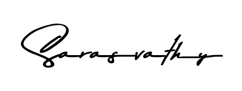 You should practise on your own different ways (Asem Kandis PERSONAL USE) to write your name (Sarasvathy) in signature. Don't let someone else do it for you. Sarasvathy signature style 9 images and pictures png