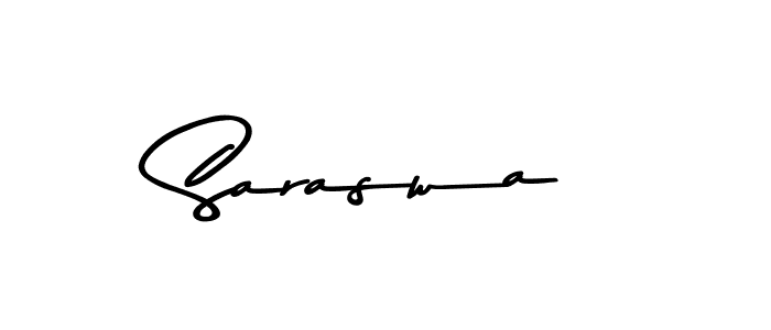 Saraswa stylish signature style. Best Handwritten Sign (Asem Kandis PERSONAL USE) for my name. Handwritten Signature Collection Ideas for my name Saraswa. Saraswa signature style 9 images and pictures png