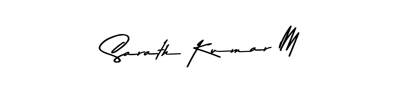 You should practise on your own different ways (Asem Kandis PERSONAL USE) to write your name (Sarath Kumar M) in signature. don't let someone else do it for you. Sarath Kumar M signature style 9 images and pictures png