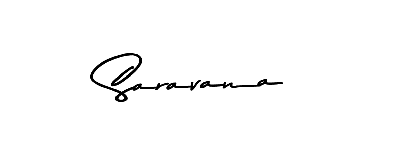 Use a signature maker to create a handwritten signature online. With this signature software, you can design (Asem Kandis PERSONAL USE) your own signature for name Saravana. Saravana signature style 9 images and pictures png