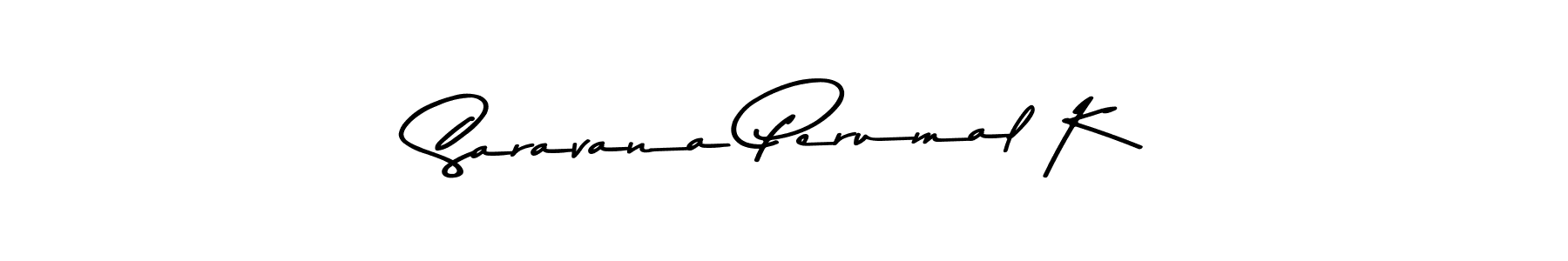 Asem Kandis PERSONAL USE is a professional signature style that is perfect for those who want to add a touch of class to their signature. It is also a great choice for those who want to make their signature more unique. Get Saravana Perumal K name to fancy signature for free. Saravana Perumal K signature style 9 images and pictures png