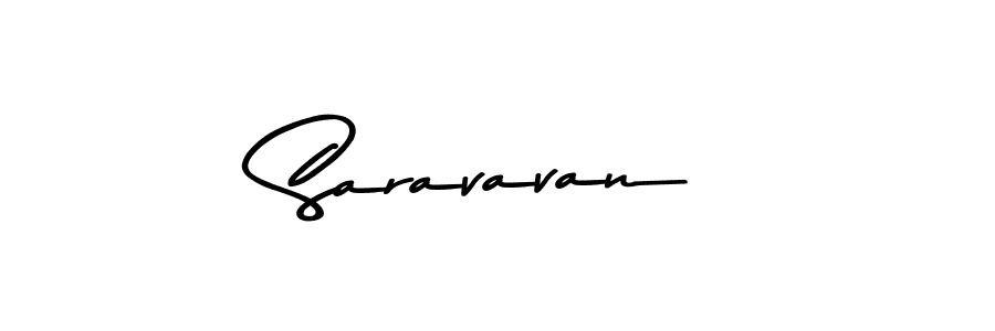 Design your own signature with our free online signature maker. With this signature software, you can create a handwritten (Asem Kandis PERSONAL USE) signature for name Saravavan. Saravavan signature style 9 images and pictures png