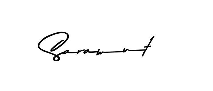 Sarawut stylish signature style. Best Handwritten Sign (Asem Kandis PERSONAL USE) for my name. Handwritten Signature Collection Ideas for my name Sarawut. Sarawut signature style 9 images and pictures png