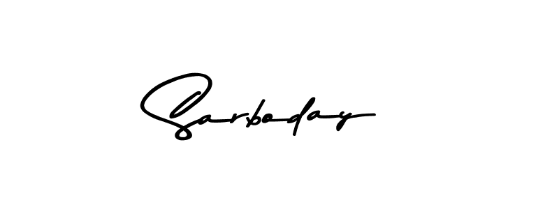 if you are searching for the best signature style for your name Sarboday. so please give up your signature search. here we have designed multiple signature styles  using Asem Kandis PERSONAL USE. Sarboday signature style 9 images and pictures png