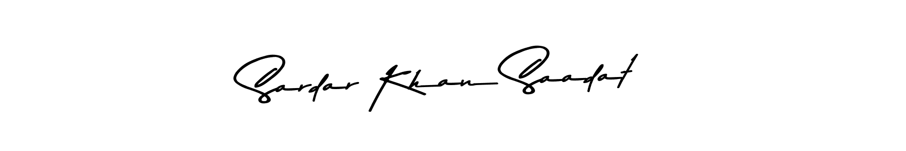 Also You can easily find your signature by using the search form. We will create Sardar Khan Saadat name handwritten signature images for you free of cost using Asem Kandis PERSONAL USE sign style. Sardar Khan Saadat signature style 9 images and pictures png