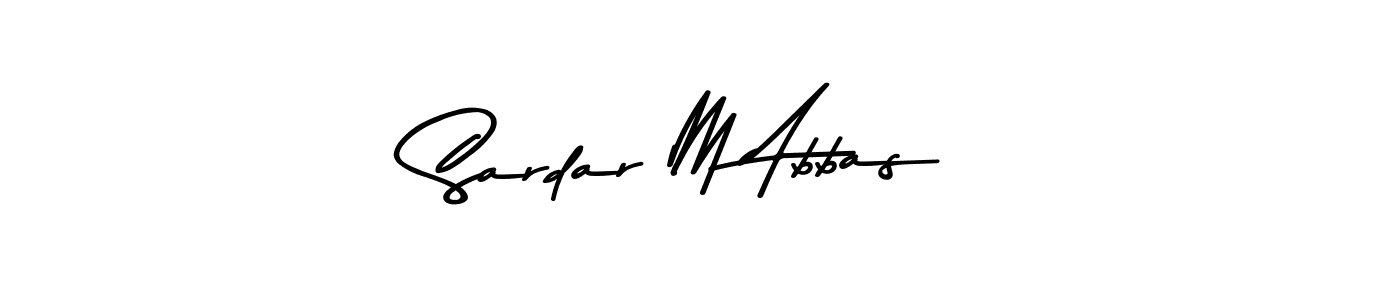 Design your own signature with our free online signature maker. With this signature software, you can create a handwritten (Asem Kandis PERSONAL USE) signature for name Sardar M Abbas. Sardar M Abbas signature style 9 images and pictures png