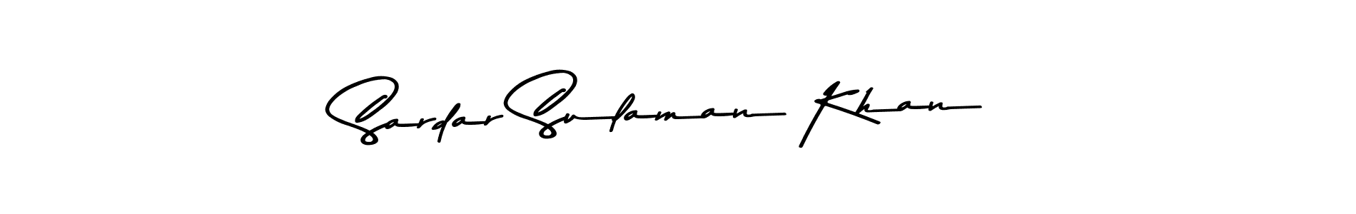 Sardar Sulaman Khan stylish signature style. Best Handwritten Sign (Asem Kandis PERSONAL USE) for my name. Handwritten Signature Collection Ideas for my name Sardar Sulaman Khan. Sardar Sulaman Khan signature style 9 images and pictures png