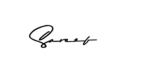 Make a beautiful signature design for name Sareef. With this signature (Asem Kandis PERSONAL USE) style, you can create a handwritten signature for free. Sareef signature style 9 images and pictures png