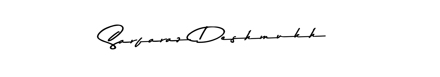 Use a signature maker to create a handwritten signature online. With this signature software, you can design (Asem Kandis PERSONAL USE) your own signature for name Sarfaraz Deshmukh. Sarfaraz Deshmukh signature style 9 images and pictures png