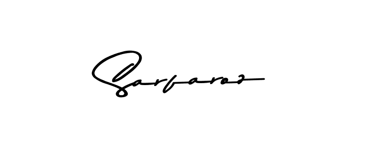 Make a beautiful signature design for name Sarfaroz. With this signature (Asem Kandis PERSONAL USE) style, you can create a handwritten signature for free. Sarfaroz signature style 9 images and pictures png