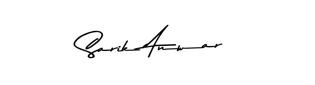 How to Draw Sarik Anwar signature style? Asem Kandis PERSONAL USE is a latest design signature styles for name Sarik Anwar. Sarik Anwar signature style 9 images and pictures png