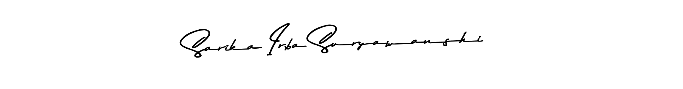 Also You can easily find your signature by using the search form. We will create Sarika Irba Suryawanshi name handwritten signature images for you free of cost using Asem Kandis PERSONAL USE sign style. Sarika Irba Suryawanshi signature style 9 images and pictures png