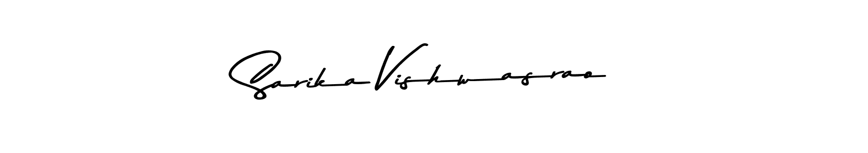 Also You can easily find your signature by using the search form. We will create Sarika Vishwasrao name handwritten signature images for you free of cost using Asem Kandis PERSONAL USE sign style. Sarika Vishwasrao signature style 9 images and pictures png