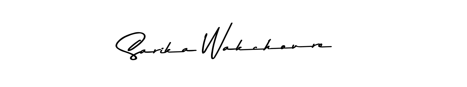 Asem Kandis PERSONAL USE is a professional signature style that is perfect for those who want to add a touch of class to their signature. It is also a great choice for those who want to make their signature more unique. Get Sarika Wakchoure name to fancy signature for free. Sarika Wakchoure signature style 9 images and pictures png