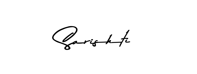 The best way (Asem Kandis PERSONAL USE) to make a short signature is to pick only two or three words in your name. The name Sarishti include a total of six letters. For converting this name. Sarishti signature style 9 images and pictures png
