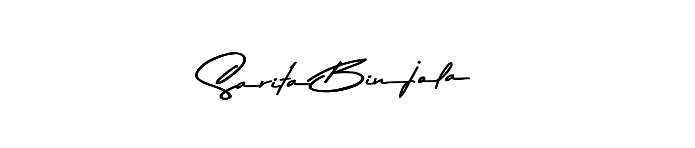 The best way (Asem Kandis PERSONAL USE) to make a short signature is to pick only two or three words in your name. The name Sarita Binjola include a total of six letters. For converting this name. Sarita Binjola signature style 9 images and pictures png