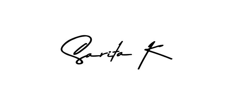 Also we have Sarita K name is the best signature style. Create professional handwritten signature collection using Asem Kandis PERSONAL USE autograph style. Sarita K signature style 9 images and pictures png