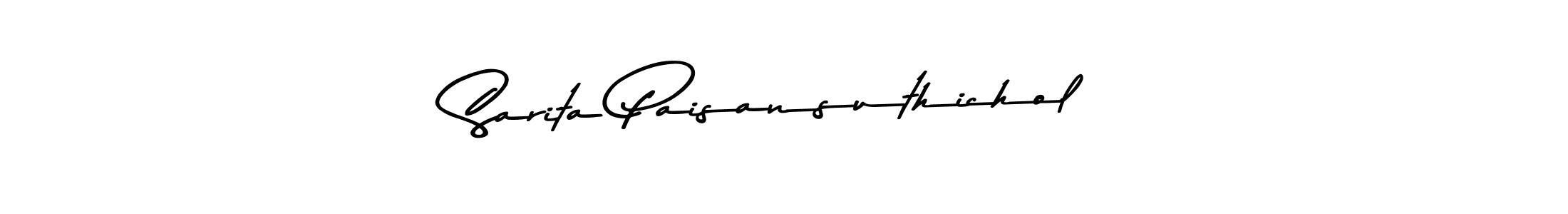 Asem Kandis PERSONAL USE is a professional signature style that is perfect for those who want to add a touch of class to their signature. It is also a great choice for those who want to make their signature more unique. Get Sarita Paisansuthichol name to fancy signature for free. Sarita Paisansuthichol signature style 9 images and pictures png