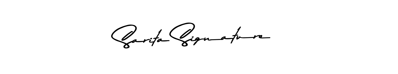 This is the best signature style for the Sarita Signature name. Also you like these signature font (Asem Kandis PERSONAL USE). Mix name signature. Sarita Signature signature style 9 images and pictures png