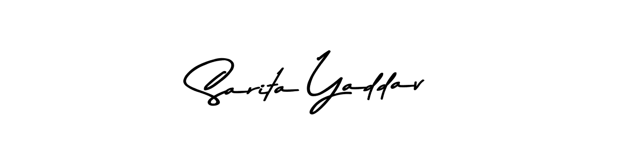 Sarita Yaddav stylish signature style. Best Handwritten Sign (Asem Kandis PERSONAL USE) for my name. Handwritten Signature Collection Ideas for my name Sarita Yaddav. Sarita Yaddav signature style 9 images and pictures png