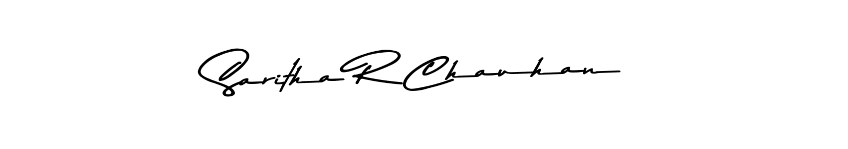 Design your own signature with our free online signature maker. With this signature software, you can create a handwritten (Asem Kandis PERSONAL USE) signature for name Saritha R Chauhan. Saritha R Chauhan signature style 9 images and pictures png