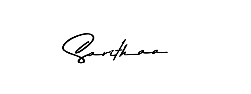 You can use this online signature creator to create a handwritten signature for the name Sarithaa. This is the best online autograph maker. Sarithaa signature style 9 images and pictures png
