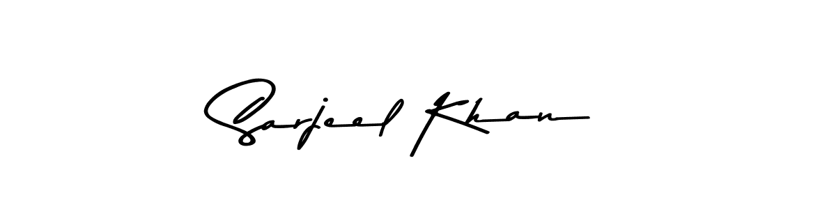 Sarjeel Khan stylish signature style. Best Handwritten Sign (Asem Kandis PERSONAL USE) for my name. Handwritten Signature Collection Ideas for my name Sarjeel Khan. Sarjeel Khan signature style 9 images and pictures png