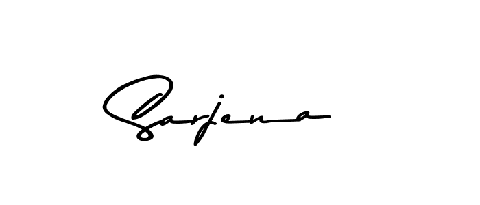 Asem Kandis PERSONAL USE is a professional signature style that is perfect for those who want to add a touch of class to their signature. It is also a great choice for those who want to make their signature more unique. Get Sarjena name to fancy signature for free. Sarjena signature style 9 images and pictures png