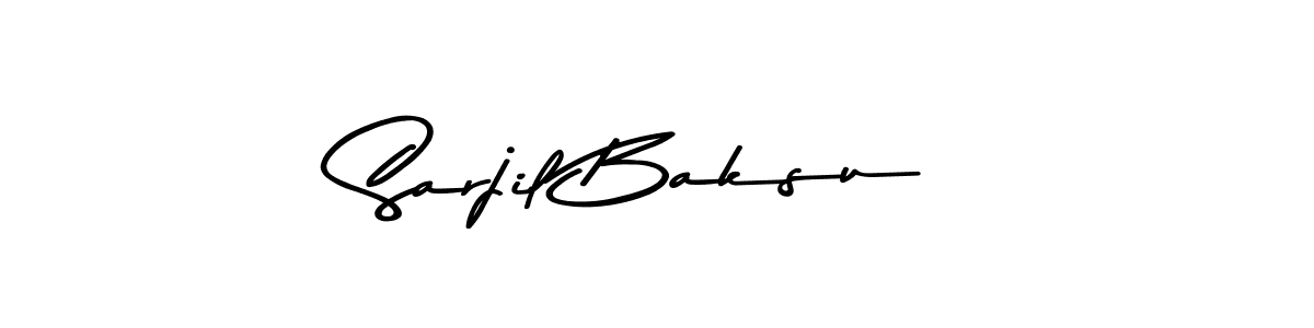 Sarjil Baksu stylish signature style. Best Handwritten Sign (Asem Kandis PERSONAL USE) for my name. Handwritten Signature Collection Ideas for my name Sarjil Baksu. Sarjil Baksu signature style 9 images and pictures png