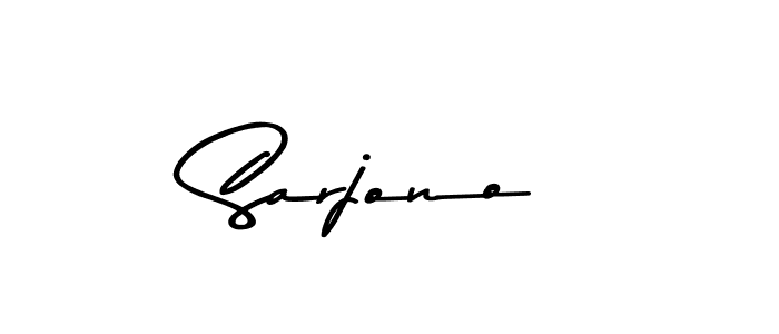 Similarly Asem Kandis PERSONAL USE is the best handwritten signature design. Signature creator online .You can use it as an online autograph creator for name Sarjono. Sarjono signature style 9 images and pictures png