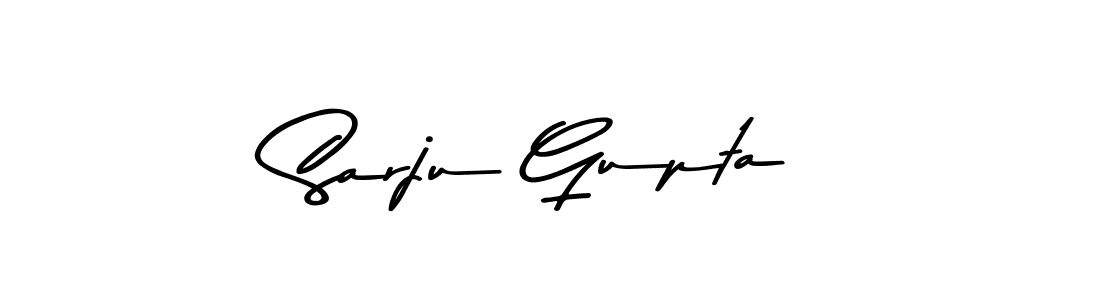 Design your own signature with our free online signature maker. With this signature software, you can create a handwritten (Asem Kandis PERSONAL USE) signature for name Sarju Gupta. Sarju Gupta signature style 9 images and pictures png