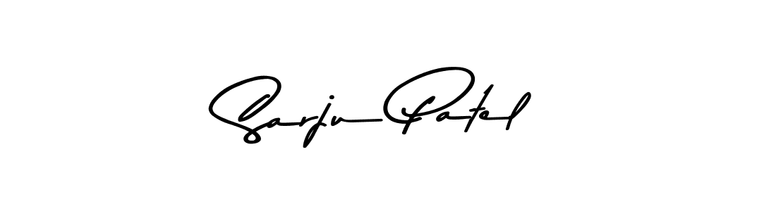 Asem Kandis PERSONAL USE is a professional signature style that is perfect for those who want to add a touch of class to their signature. It is also a great choice for those who want to make their signature more unique. Get Sarju Patel name to fancy signature for free. Sarju Patel signature style 9 images and pictures png