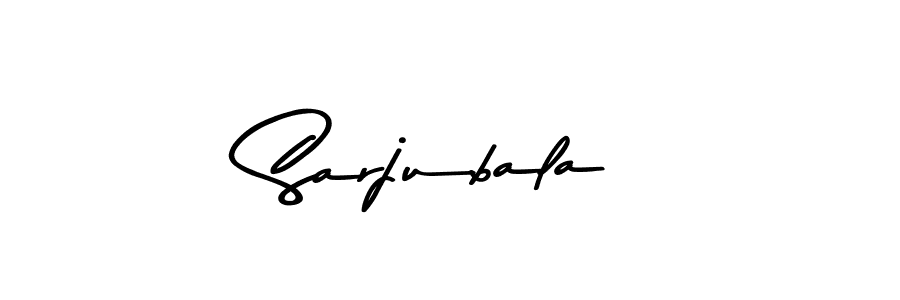 Similarly Asem Kandis PERSONAL USE is the best handwritten signature design. Signature creator online .You can use it as an online autograph creator for name Sarjubala. Sarjubala signature style 9 images and pictures png