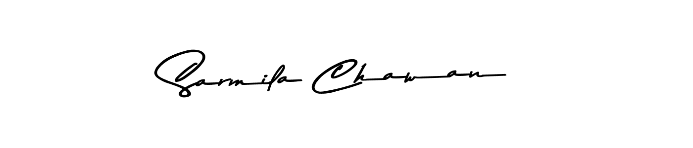 Also we have Sarmila Chawan name is the best signature style. Create professional handwritten signature collection using Asem Kandis PERSONAL USE autograph style. Sarmila Chawan signature style 9 images and pictures png