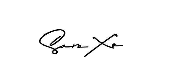 Use a signature maker to create a handwritten signature online. With this signature software, you can design (Asem Kandis PERSONAL USE) your own signature for name Saro Xo. Saro Xo signature style 9 images and pictures png