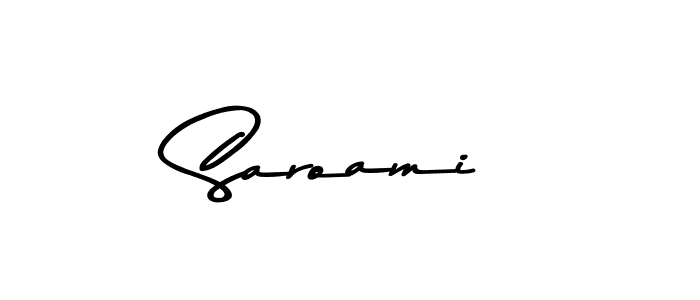 Similarly Asem Kandis PERSONAL USE is the best handwritten signature design. Signature creator online .You can use it as an online autograph creator for name Saroami. Saroami signature style 9 images and pictures png
