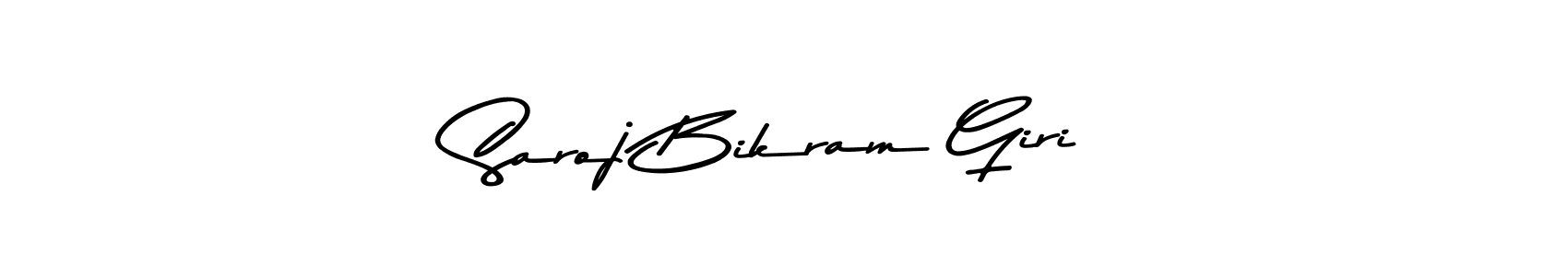 if you are searching for the best signature style for your name Saroj Bikram Giri. so please give up your signature search. here we have designed multiple signature styles  using Asem Kandis PERSONAL USE. Saroj Bikram Giri signature style 9 images and pictures png